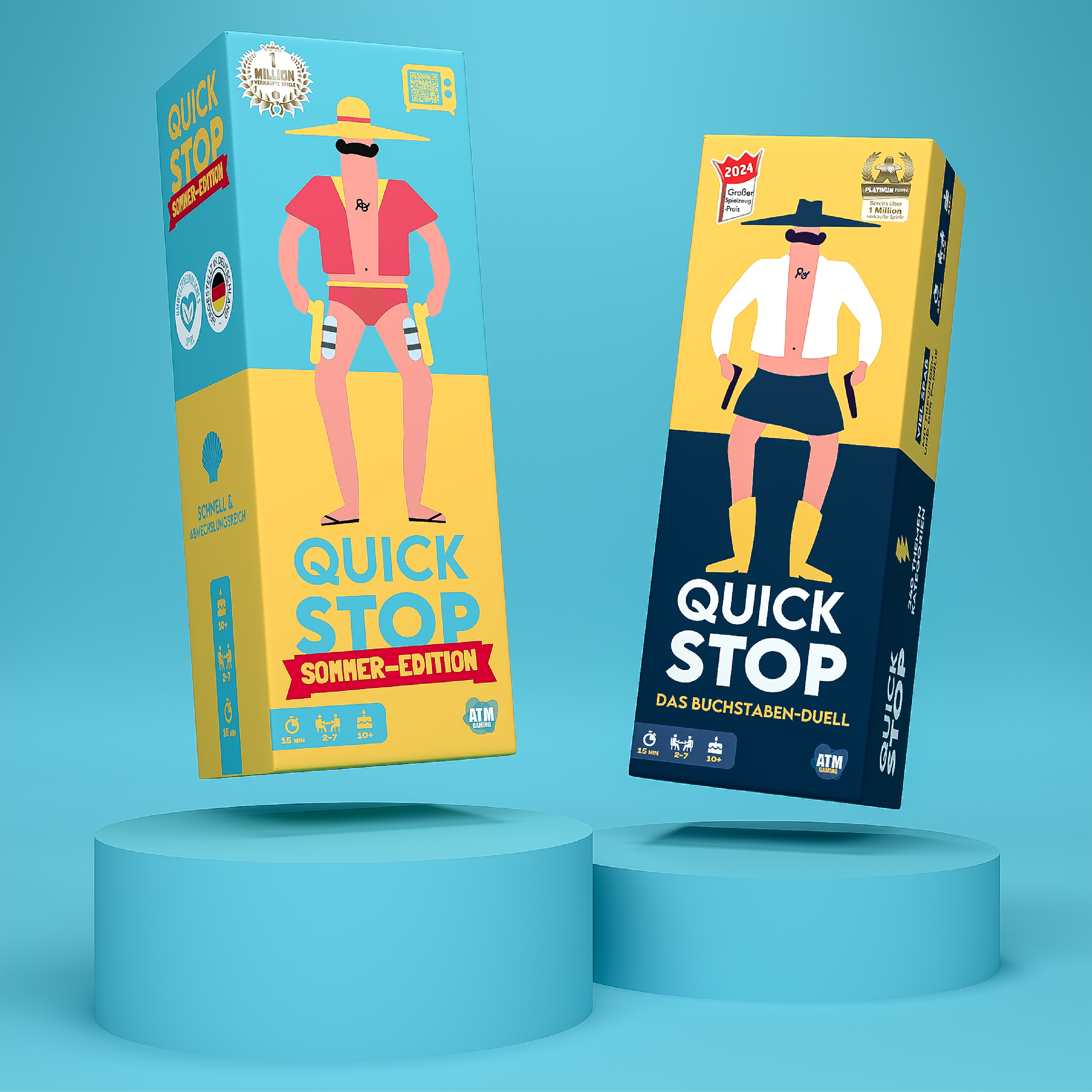 QuickStop - Das Buchstaben-Duell - Sommer-Edition