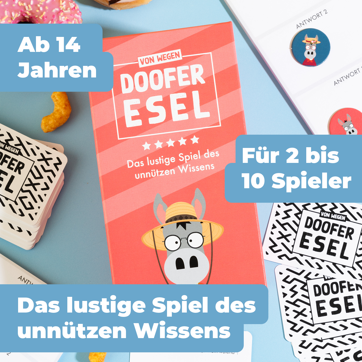 Doofer Esel - Das lustige Spiel des unnützen Wissens