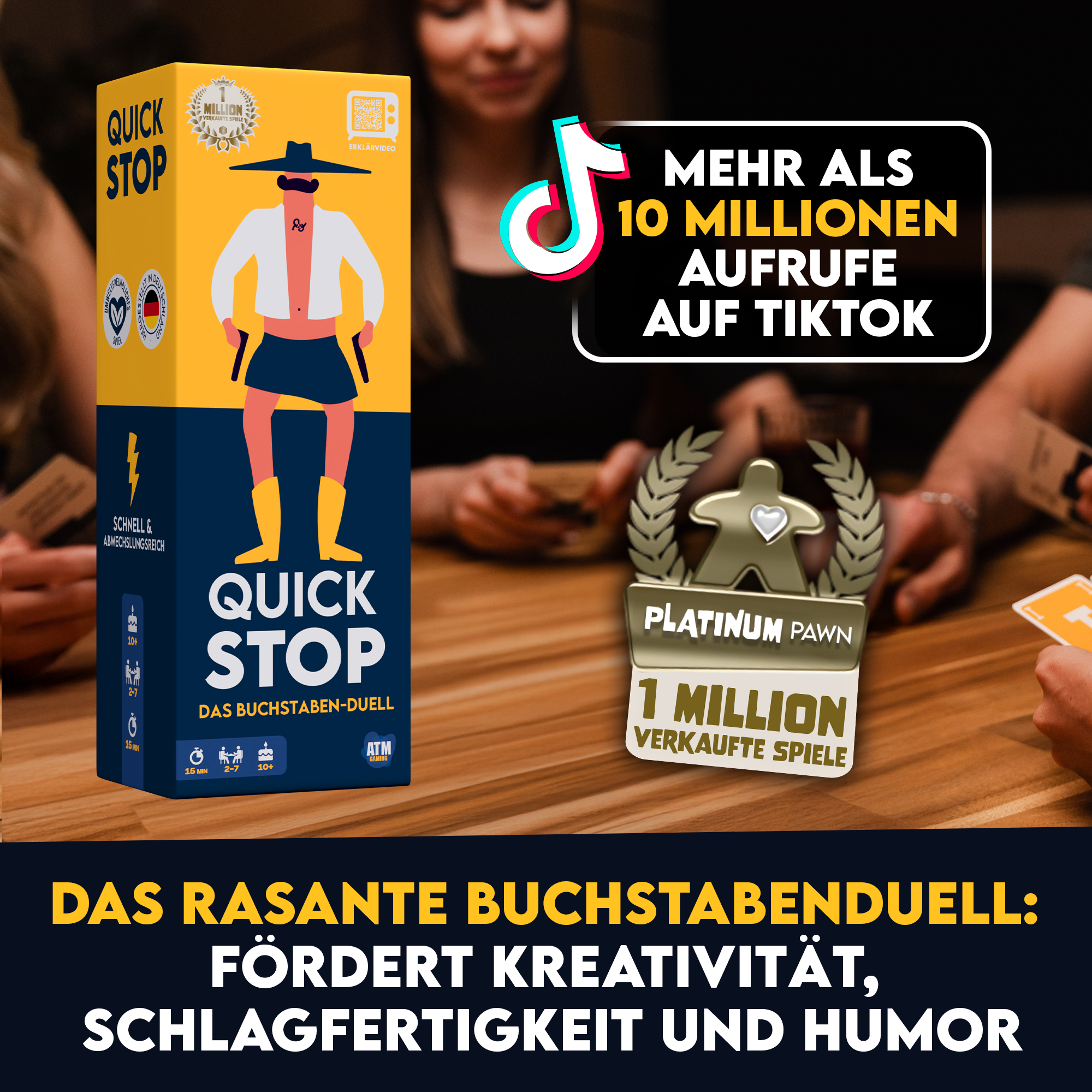 QuickStop - Das Buchstaben-Duell